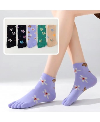 Чорапи с пръсти плитки 1483 комплект 5 чифта 